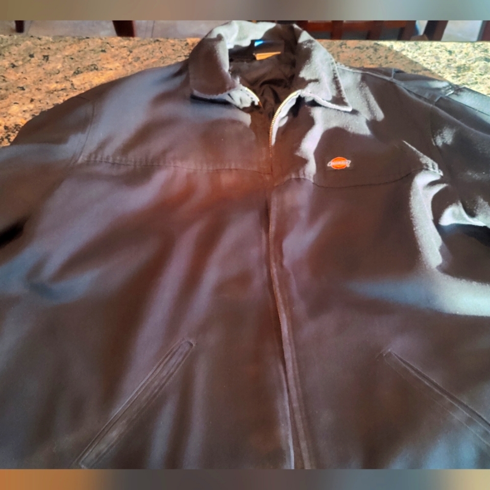 Dickies Eisenhower Big Man 2XL HD Jacket Embroidered lining, brass zipper